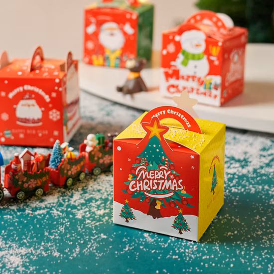 ISO BSCI FSC papel reciclado evento de luxo casamento Natal cosméticos chocolates doces embalagem caixa de presente