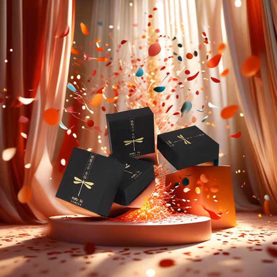 Personalizado elegante fantasia produto comestível chocolate presente varejo fechamento magnético perfume cosméticos pakcaging caixa de papel flip com inserção de plástico